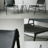 Black Eco Leather Lounge Chair by Nuts and Woods - Image 2