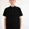 Mockneck Zip Shirt by Nedews