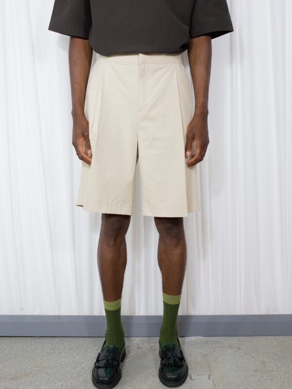 Wide Shorts Beige