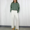 L'art Pleats Jogger in Ivory