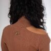 Jessica Slit Knit Top in Light Brown by Andersson Bell - Image 4