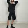 Cafe Noir ruffle blouse black
