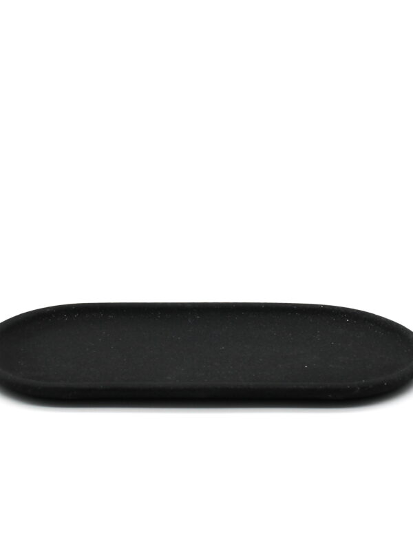 Granite Decorative Tray in Black by Manzo Design