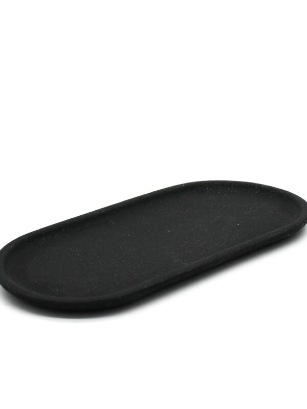 Granite Decorative Tray in Black by Manzo Design