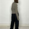 Table Knit Highneck in Khaki