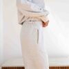 Crewneck Jumper in Light Grey by MOHHE - Image 4