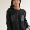 Pleated Top in Black by We Are
