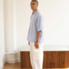 Bowler Shirt in Blue by Nedews - Image 2