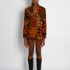 DOLCE & GABBANA VINTAGE PAISLEY CORDUROY SUIT
