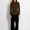 FENDI VINTAGE ZUCCA CHECKERED SHIRT