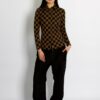 FENDI VINTAGE ZUCCA CHECKERED SHIRT - Image 3