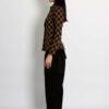 FENDI VINTAGE ZUCCA CHECKERED SHIRT - Image 4