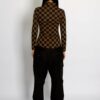 FENDI VINTAGE ZUCCA CHECKERED SHIRT - Image 5