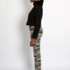 MOSCHINO PRINTED VINTAGE PEACE & LOVE MONOGRAM JEANS - Image 4