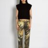 ROBERTO CAVALLI JEANS VINTAGE TIGER PRINT TROUSERS