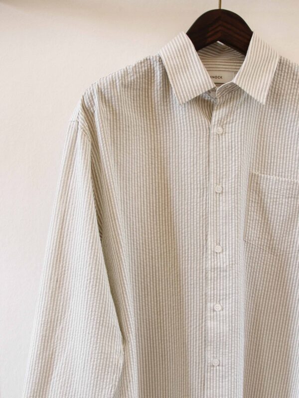 Striped Oversized Shirt by Knock
