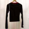 Long Sleeve in Black by Born In - Image 2