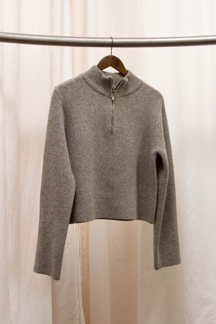 Half Zip Jumper in Grey by L’art
