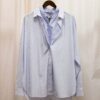 Oversized Striped Shirt in Blue by Juun.j
