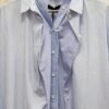 Oversized Striped Shirt in Blue by Juun.j - Image 3