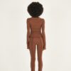 Uzie Top in Brown by Mazelle Studio - Image 4