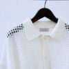 Knit Cardigan in White by Lawless