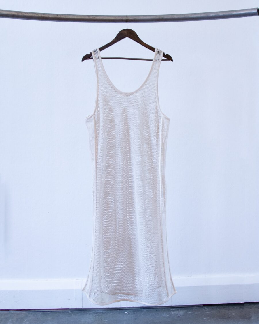 Mesh Dress in Cream by Maran - Image 2