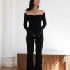 Uzie Top in Black by Mazelle Studio - Image 2