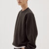 Oversized Crewneck Sweats in Black by Laine - Image 2