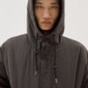 Peak Hood Padded Jacket Black - Image 6