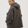 Peak Hood Padded Jacket Black - Image 5