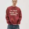 We Must Enjoy Crewneck Sweatshirt by Knock - Image 5