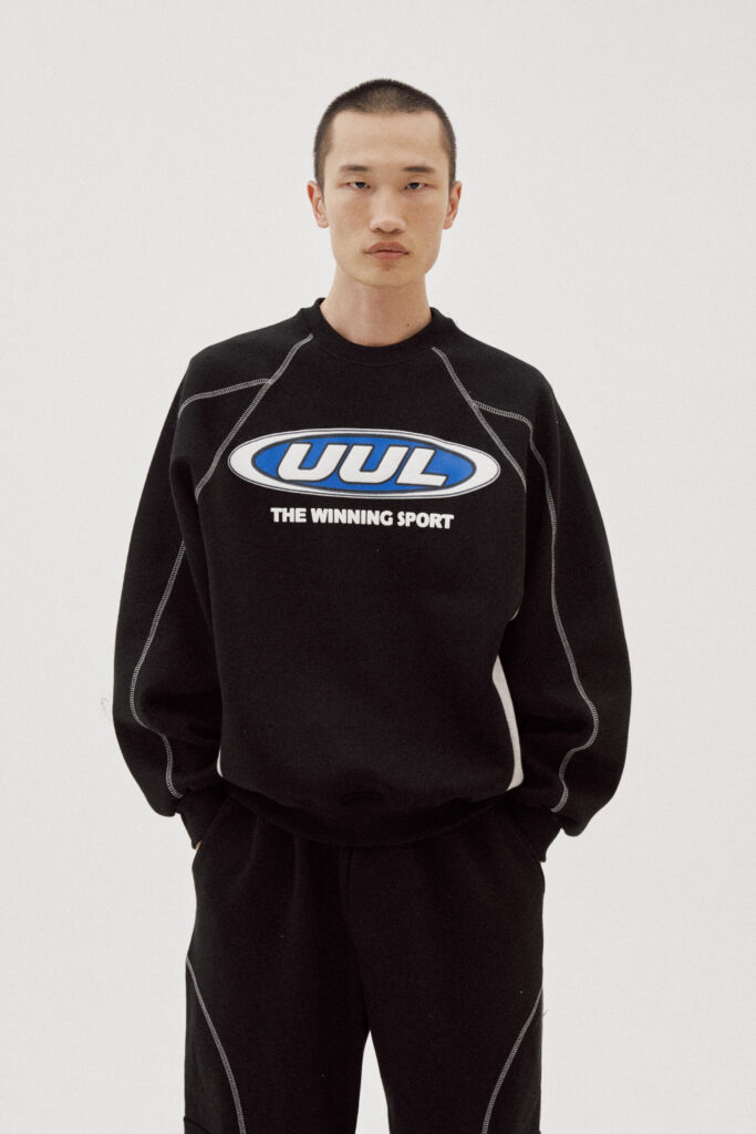 Black Crewneck sweatshirt by Unused Lab